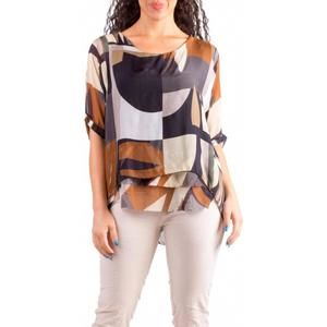 NEW GIGI MODA carmelina graphic silk kaftan in black